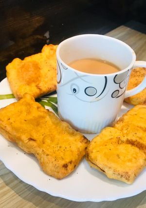 A picture of Bread Pakoda.