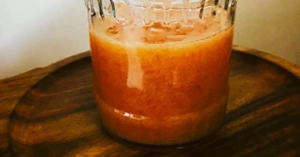 Mix fruits pulp...!!! ️(jam) Microwave recipe 👍 Recipe by Linima