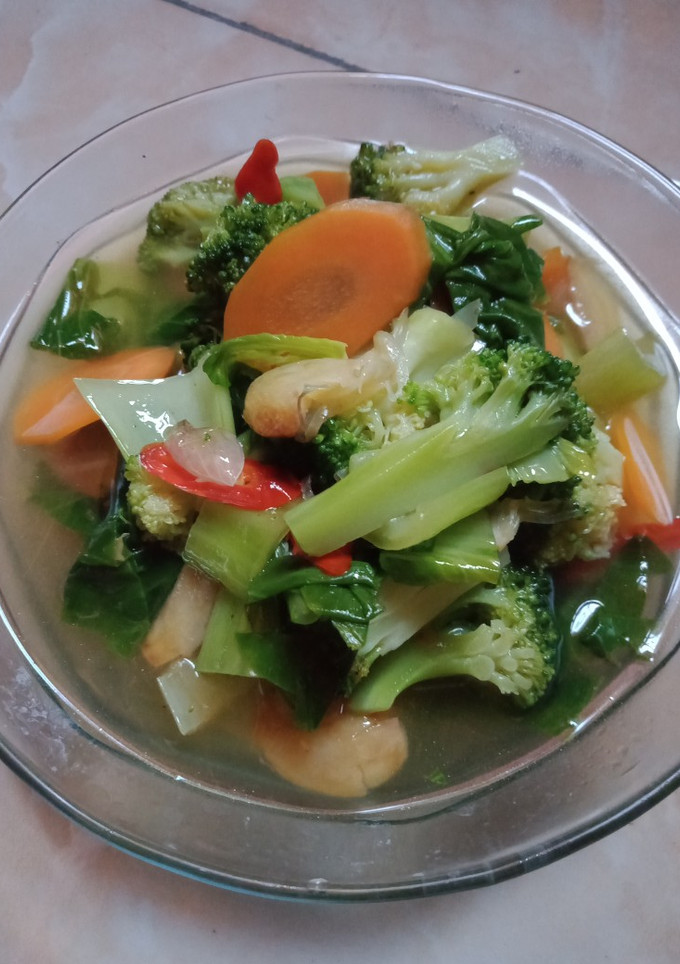 Foto resep Tumisan brokoli pokcoy wortel
