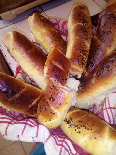 صورة لوصفة خبز 🥖 الباغيت سهل وبنين 😍🤩