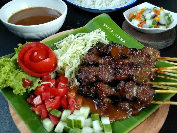 Anti Ribet, Memasak Sate Sapi Manis Enak Dan Mudah