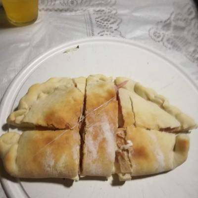 Calzone vegetariano Receta de Marianela- Cookpad