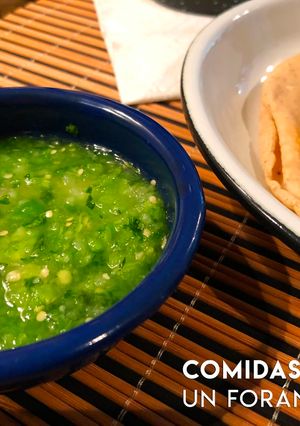 A picture of Green Sauce for Tacos.