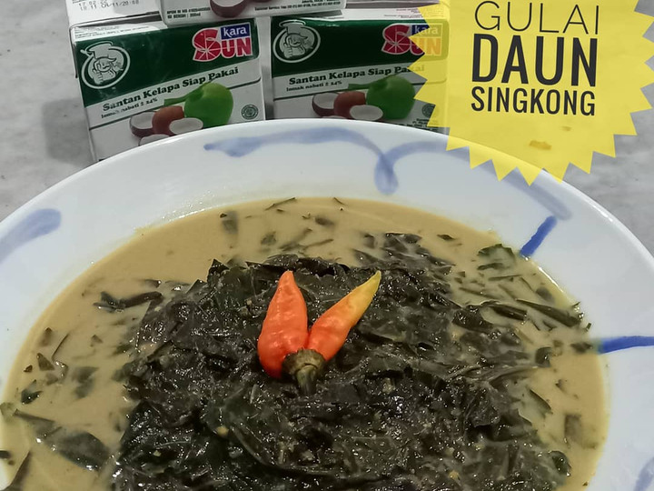 Resep Gulai daun singkong yang Lezat