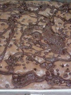 Foto resep Triple chocolate brownis sungai chocolatos ala ummu allegra