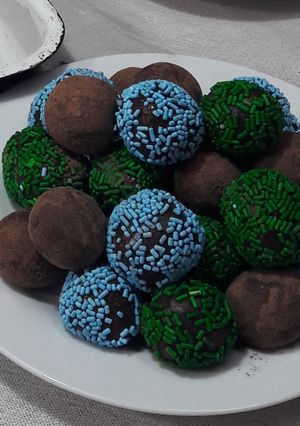 Una foto de Trufas de Chocolate