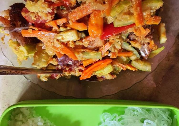 Resep Mie shirataki kuah acar gurame #keto Anti Gagal