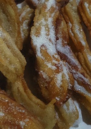 Una foto de Churros vegan ultrafáciles y rápidos :D!