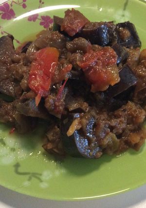 Une photo de Aubergines à la tomate