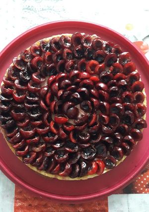 Une photo de Recette 4 - TARTE AUX CERISES 🍒 façon Hugues Pouget