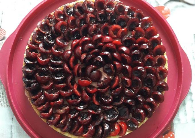 Recette 4 - TARTE AUX CERISES 🍒 façon Hugues Pouget