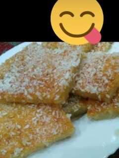 صورة لوصفة بسبوسه بجوز الهند