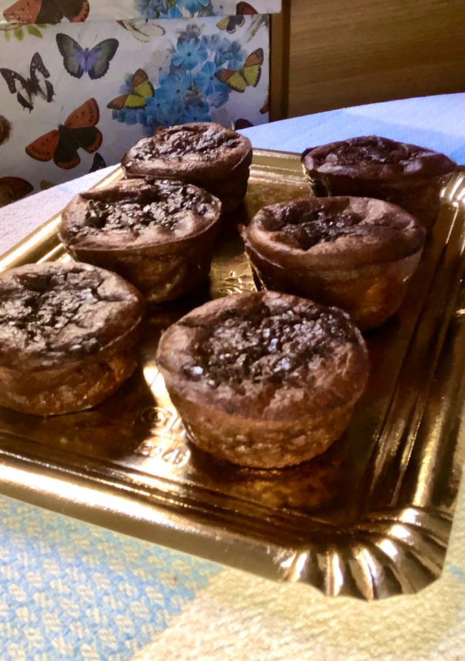 Una foto de Magdalenas de boniato y chocolate !🧁🍫 🍠