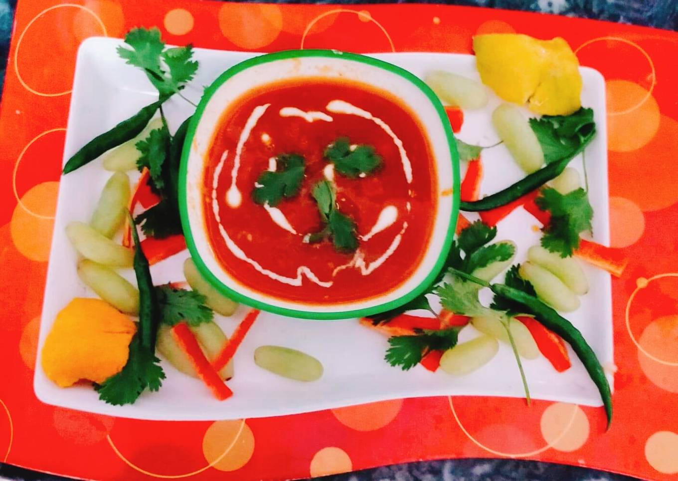 Carrot & orange soup