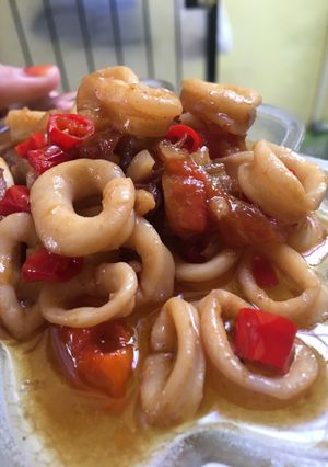 Foto resep Cumi Tumis Bakso Simple