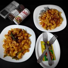 A picture of পাস্তা মশলা (pasta mashala recipe in bengali).