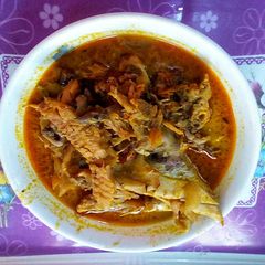 A picture of Stockfish banga soup.