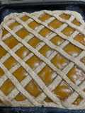 Pastafrola de harina integral reducida en azúcar