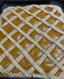 Pastafrola de harina integral reducida en azúcar