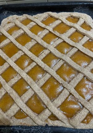 Una foto de Pastafrola de harina integral reducida en azúcar