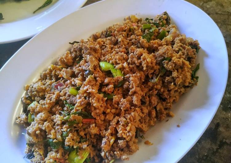 Cara ramu Tumis oncom pedas , Enak
