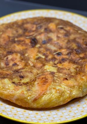 Foto principal de Tortilla de boniato y cebolla
