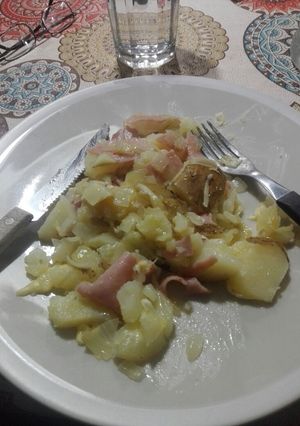 Una foto de Lasaña de papas