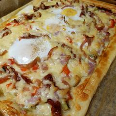 A picture of Quick fakeaway Shortcrust pizza.