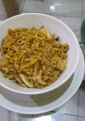 Foto resep Mie goreng bakso 🍲