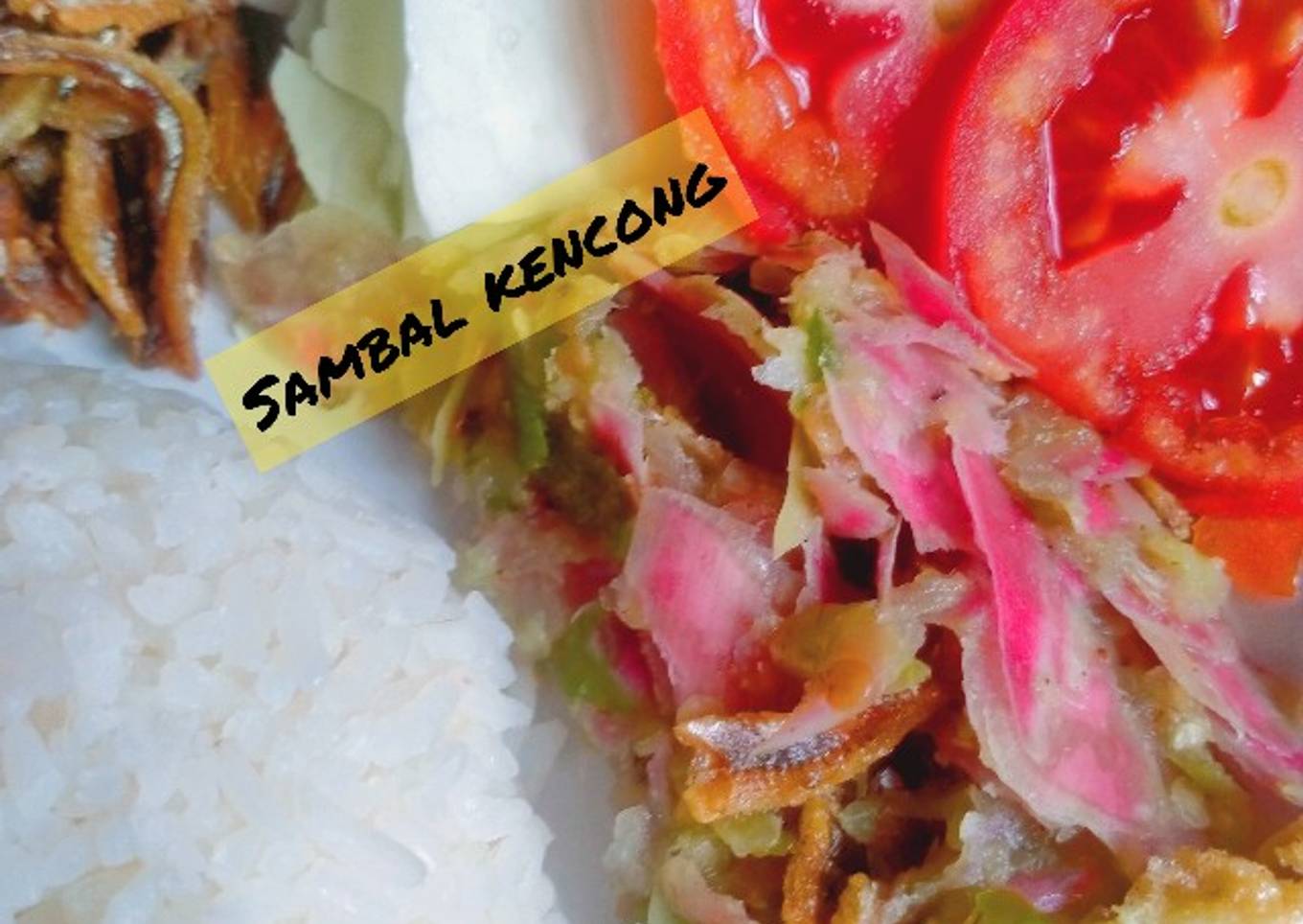 Sambal kencong (kecombrang)
