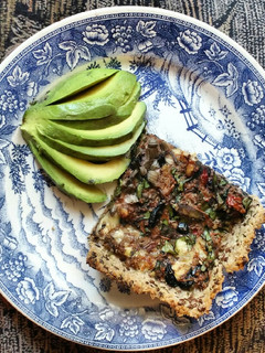 Una foto de Quiche de verduras con masa vegana
