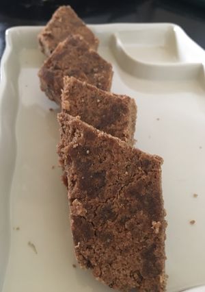 A picture of Aate ki barfi.
