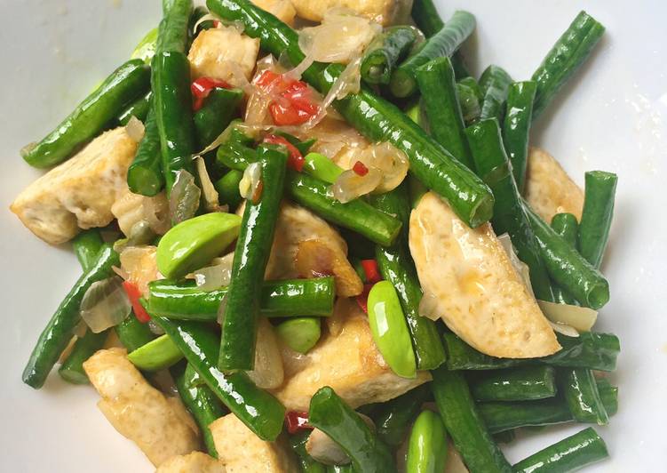 Resep Tumis kacang panjang pete tahu, Menggugah Selera