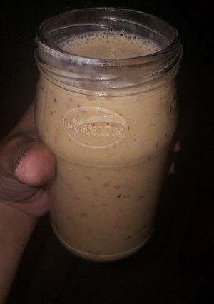 Una foto de Licuado de duraznos 🍑
