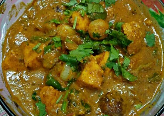 Spicy Kadhai Paneer curry Recipe by jyoti prasad - Cookpad