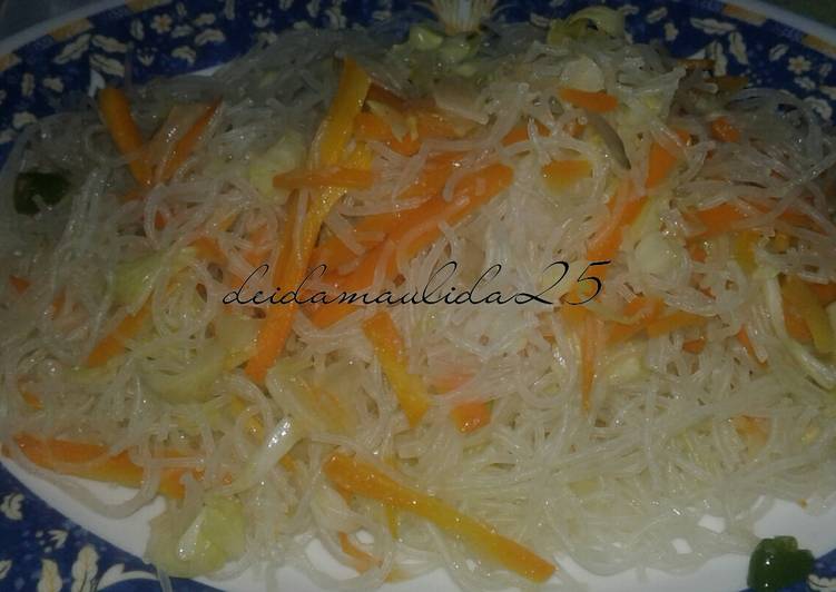 Resep Bihun jagung ala hajatan yang Enak Banget