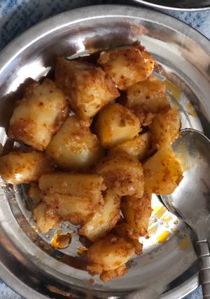 A picture of Chatpate Aloo.