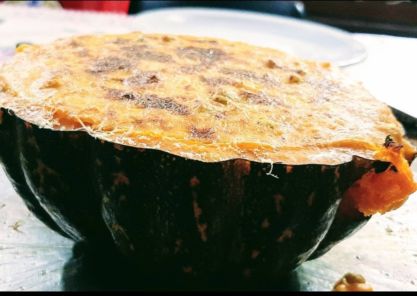 Zapallo calabaza relleno