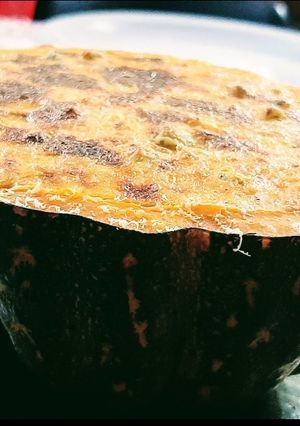 Una foto de Zapallo calabaza relleno