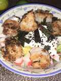 Arroz Gohan con camarones