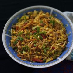 A picture of Ground Beef Veggie Spaghetti.