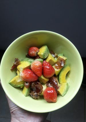 Foto resep Sarapan sehat alpukat madu #diet