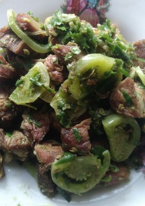 Foto resep Daging Cabe Ijo