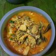 Gulai jantung pisang +tuna