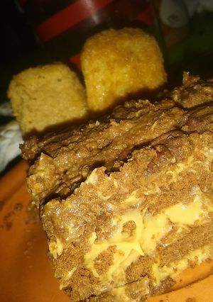 Una foto de Chocotorta con bordes de vainilla