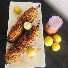 A picture of Masala crispy roasted corn.