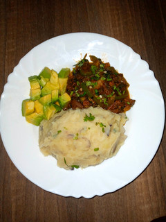 A picture of Creamy mashed potatoes.