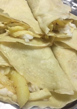 صورة لوصفة كريب بطاطس 🍟