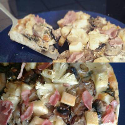 Pizza Vegetariana Receta De Angelsuegp Cookpad