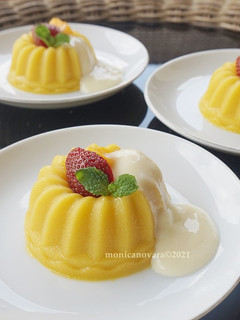 Foto resep Puding Mangga Yoghurt Vla Keju